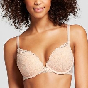 Women's High Apex Lace Push Up Bra - Xhilaration